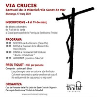 Via Crucis a Canet de mar el diumenge 17 de març