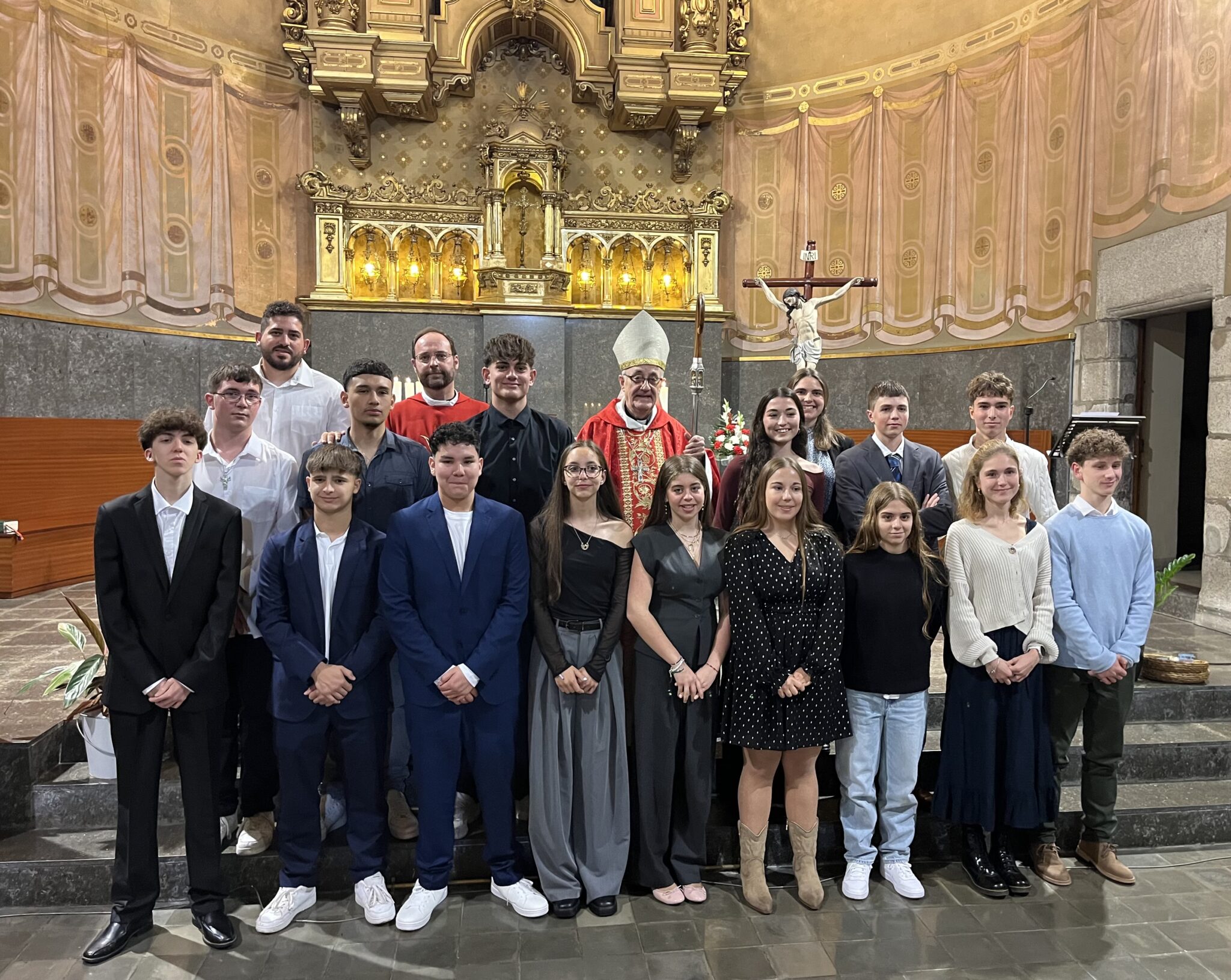 El bisbe Salvador celebra confirmacions a Cardedeu